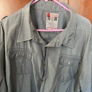 Men's 4XL Cotton/Polyester short sleeve shirt